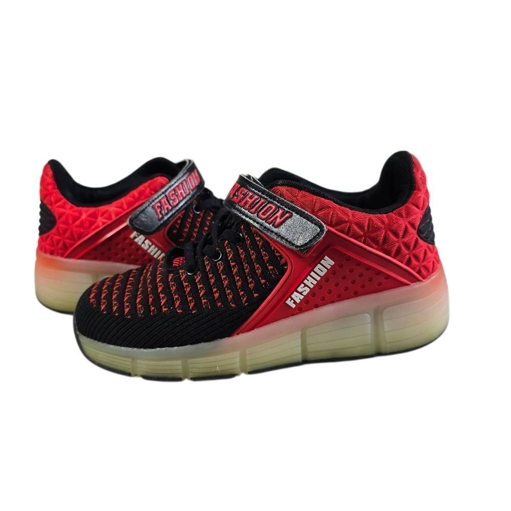 Kids Red and Black Sneakers